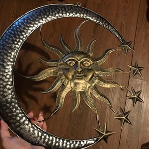 Sun moon and stars wall decor